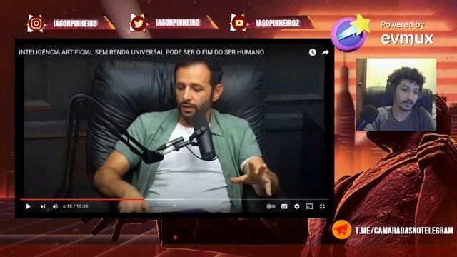 React: Iberê do Manual do Mundo Fala Sobre Comunismo e Chat GPT! смотреть онлайн