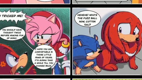 SonAmy Comic Dub - Unexpected Test Subject Part.2