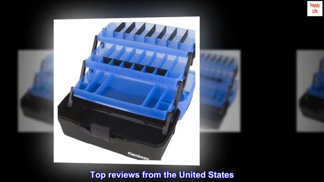 Flambeau Outdoors 6383FB 3-Tray Classic Tray Tackle Box, Portable Tackle Organizer, Frost Blue/Blac смотреть онлайн