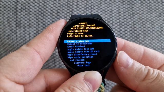 Samsung Galaxy Watch 4 / 5 Wipe Cache Partition und Wipe Data Factory Reset смотреть онлайн