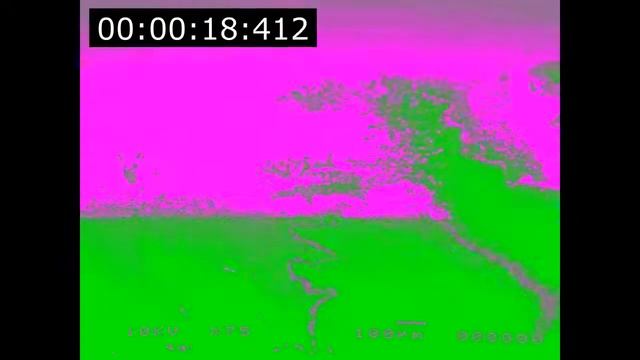 Быстрая фрактальная деградация полимера на движущемся столике (бинаризация) смотреть онлайн