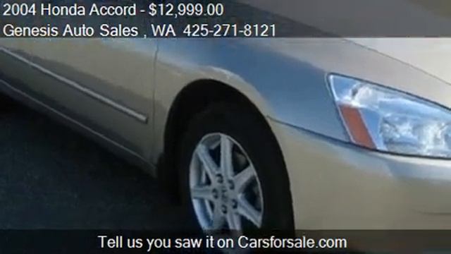 2004 Honda Accord EX V-6 4dr Sedan for sale in Renton, WA 98 смотреть онлайн