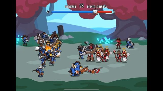 #3 Explosive rank war in Stick Battle смотреть онлайн