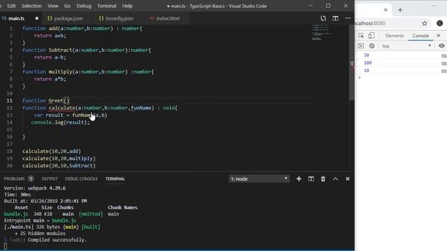 Typescript Refresher | function type смотреть онлайн