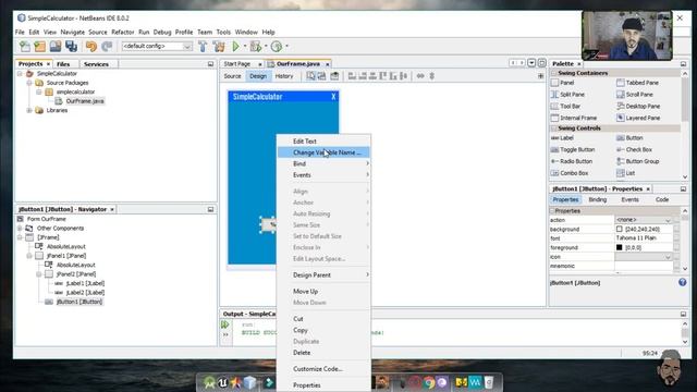 How to make modern calculator design by Java Swing#EP1 смотреть онлайн