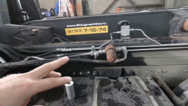 Выездная компьютерная диагностика не удалась, но поломку обнаружили. КМУ PALFINGER PK18500 с пульто смотреть онлайн