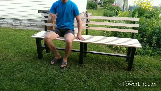 Ремонт уличной скамейки/ Outdoor bench remodeling смотреть онлайн