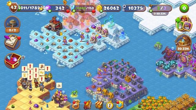 (Game Mergest Kingdom) Game Update: Open more new lands - TUSK FORTRESS. смотреть онлайн