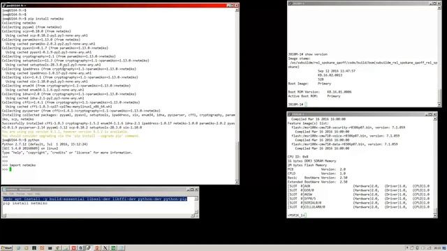 Python Netmiko for ArubaOS and HPE Comware - Install & Example Script смотреть онлайн