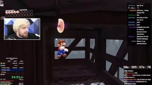 Reacting to the PERFECT Mario Odyssey speedrun... смотреть онлайн