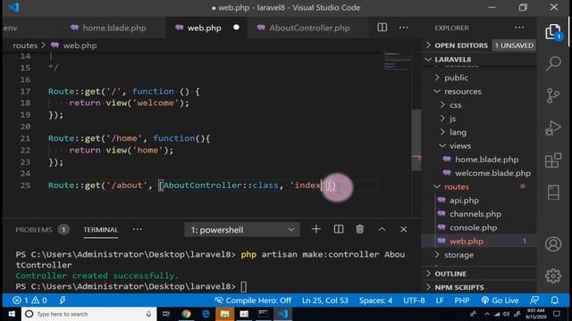 Laravel 8 Tutorial in Bangla Part 02| Routing, CLI and User Login, Registration in Laravel 8 смотреть онлайн