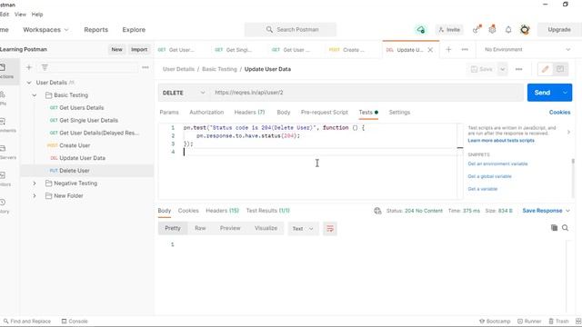 Part 4: POSTMAN SERIES(GET, POST, PUT and DELETE Request | POSITIVE and NEGATIVE Scenario Examples) смотреть онлайн