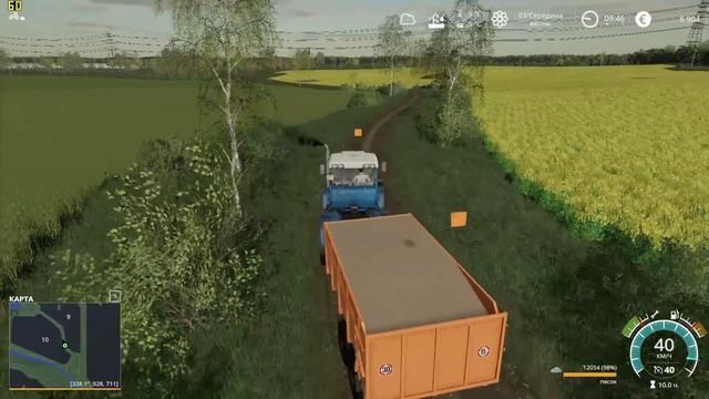 Farming Simulator 19 : Рассвет #12 | Экскаватор смотреть онлайн