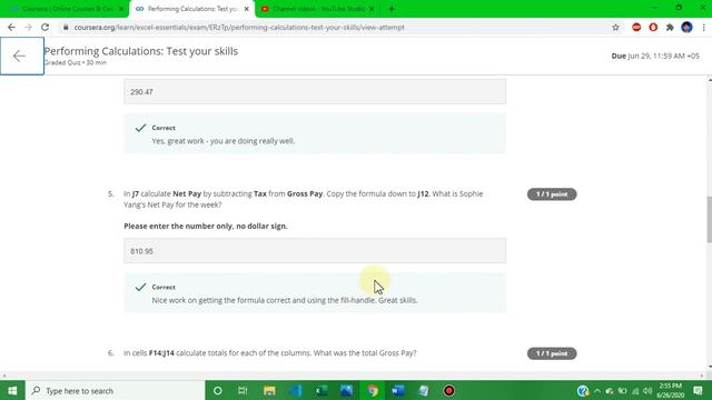 Coursera: How to solve week 2 quiz answer of Excel skills for business essentials test your skills смотреть онлайн
