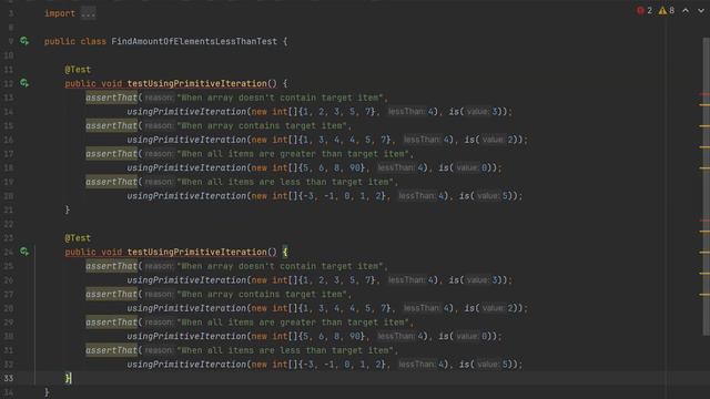 Поиск в сортированном массиве количества элементов меньших заданного (3 решения) смотреть онлайн