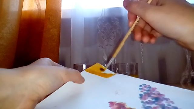 Рисуем с помощью ватных палочек смотреть онлайн