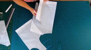 Самое комфортное платье для лета. Создаем иллюзию комплекта из двух видов ткани.mp4