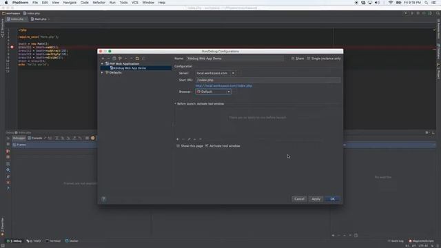 PhpStorm & Xdebug: Initiate the Debug Session смотреть онлайн