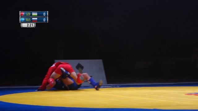 BOKIEV (UZB) vs SALIKOV (RUS). Combat SAMBO 62 kg. World SAMBO Championships 2020 смотреть онлайн
