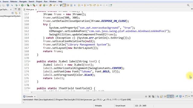 Library Management System GUI using Java Swing (Part 2) смотреть онлайн
