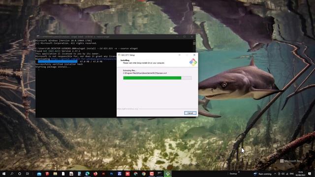 ້How to install Git for Window with command line смотреть онлайн