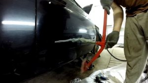 Рихтовка «по васянски», замена крыла лада «Приора»