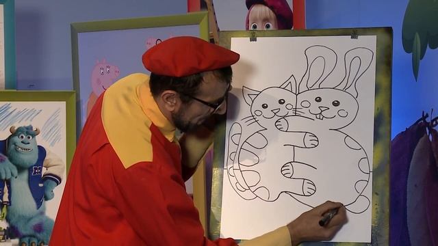 Multiknik ?How To Draw?Cat and Rabbit?N462 смотреть онлайн
