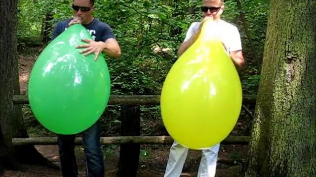 balloon contest - blow to pop race - B2P – Swan 24" смотреть онлайн