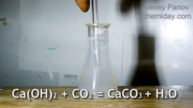 CaOH2+CO2=CaCO3+H2O
