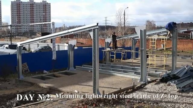 Pre-engineered Carwash In Tula, Russia