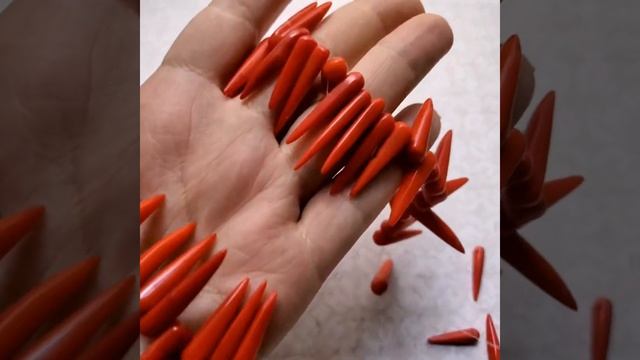 Красный коралл бусины иглы смотреть онлайн