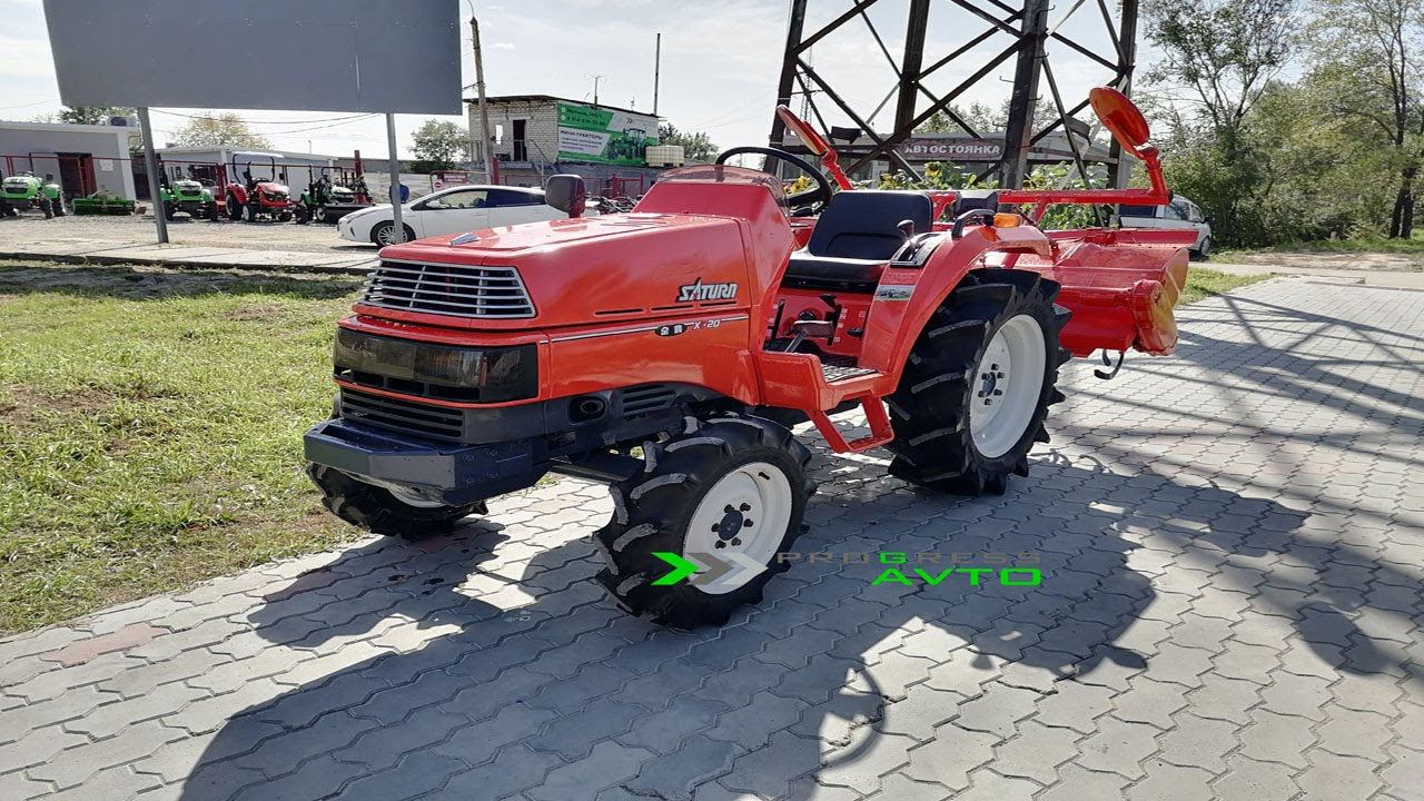 Японский трактор Kubota X-20 с ПСМ купить в прогресс авто Благовещенск Мухина 145/1 смотреть онлайн
