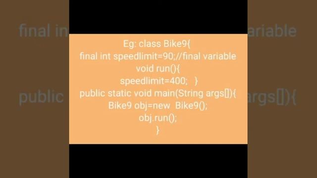 Non access modifiers : static,final and abstract смотреть онлайн