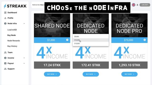 How to purchase Node Infrastructure - Streakk ( STKK ) смотреть онлайн