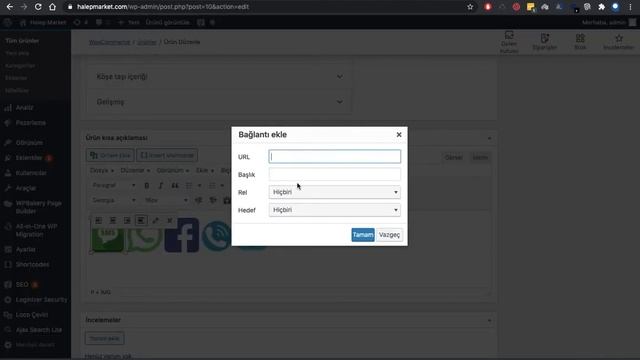 Butonlarda Whatsapp Telefon SMS Messenger ve Mail Chat Linkleri Kullanma смотреть онлайн