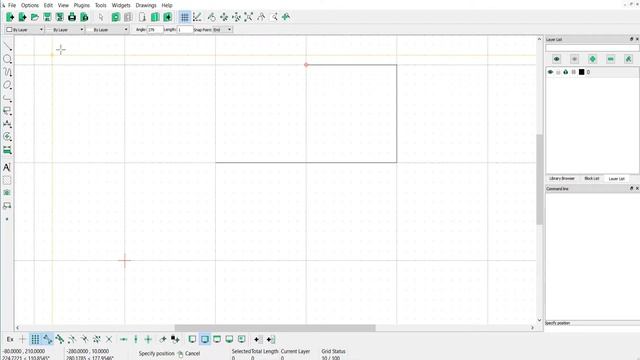 How To Draw A Line With Angle In Libre CAD | Specifying Exact Angles And Distances In LibreCAD смотреть онлайн