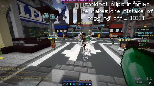 Exposing Cheaters - Cild The Level 258 (Black Star MVP++) (Minecraft Hypixel 1v1) смотреть онлайн