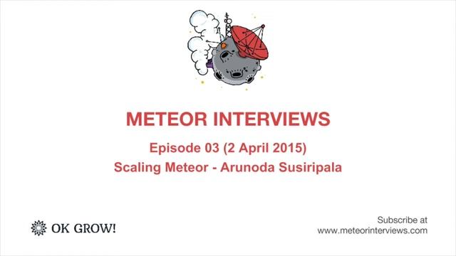 Meteor Interviews episode 03: Scaling Meteor - Arunoda Susiripala смотреть онлайн