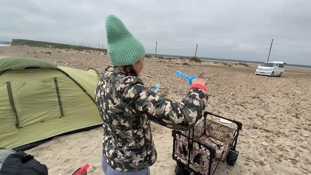 С детьми в палатке на море. Едем на машине из Краснодара смотреть онлайн