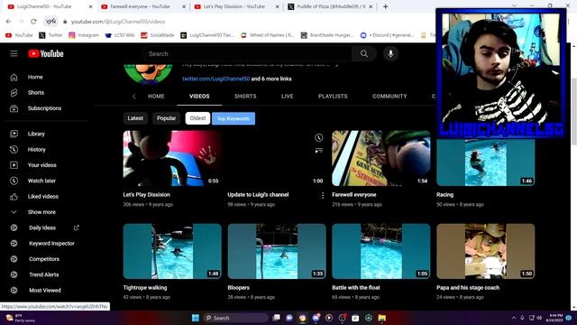 I react to my FIRST video | Let's Play Dissision смотреть онлайн