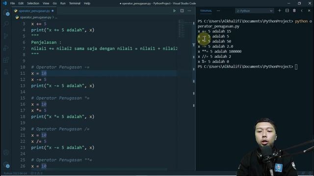 Operator dalam Python #3 | Dasar Pemrograman смотреть онлайн