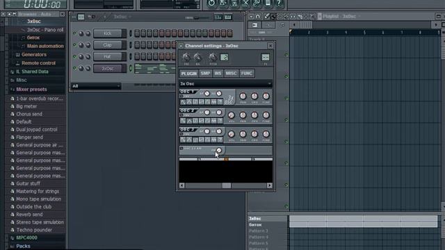 Видео урок № 3 3 Синтезатор 3х Osc смотреть онлайн