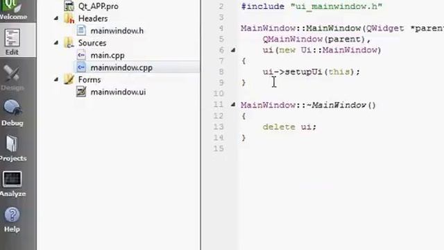 QT C++ GUI Tutorial 2- Create First Qt Program смотреть онлайн