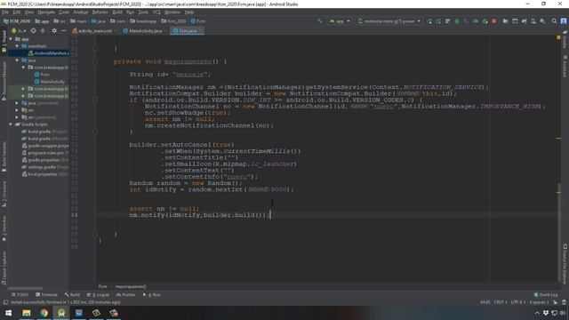 10- Curso Firebase 2020 -Notificaciones push con firebase en android 2020 (RÁPIDO,FÁCIL y GRATIS) смотреть онлайн