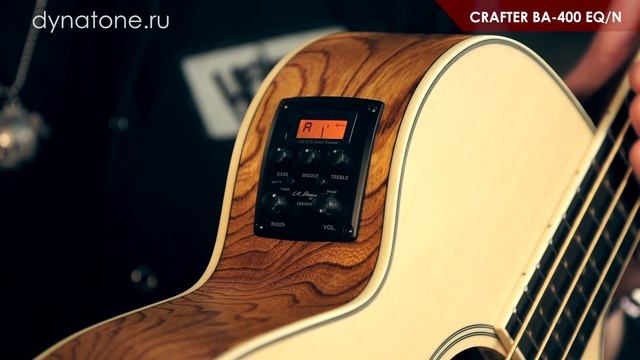 Обзор акустической бас-гитары CRAFTER BA-400EQ/N смотреть онлайн