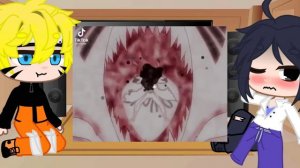 Реакция Саске и Наруто {gacha club}