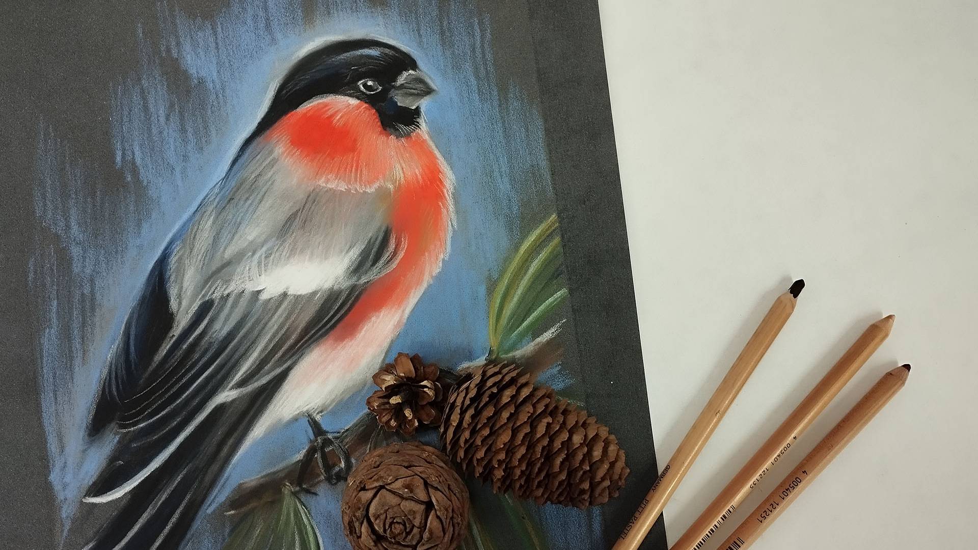 Мастер-класс «Снегири, снегири»