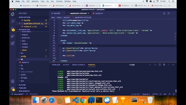 Pet Adoption App - Part 6 - With Rails, email authentication, register, login, forgot password смотреть онлайн