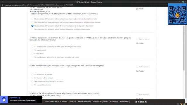 DP10 on oracle academy | subathon ap programming смотреть онлайн