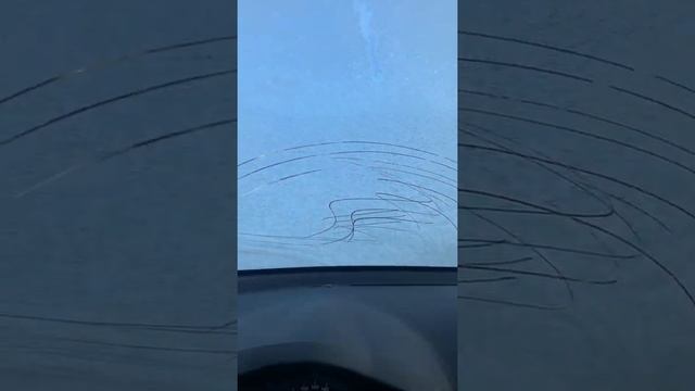 Как быстро убрать иней с лобового стекла! смотреть онлайн